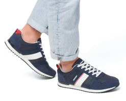 Sneakers blu da Uomo con dettaglio laterale Ducati