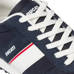 Sneakers blu da Uomo con dettaglio laterale Ducati