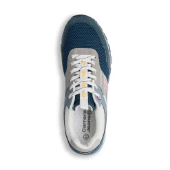 Sneakers blu da Uomo con dettaglio e logo colorato laterale Carrera