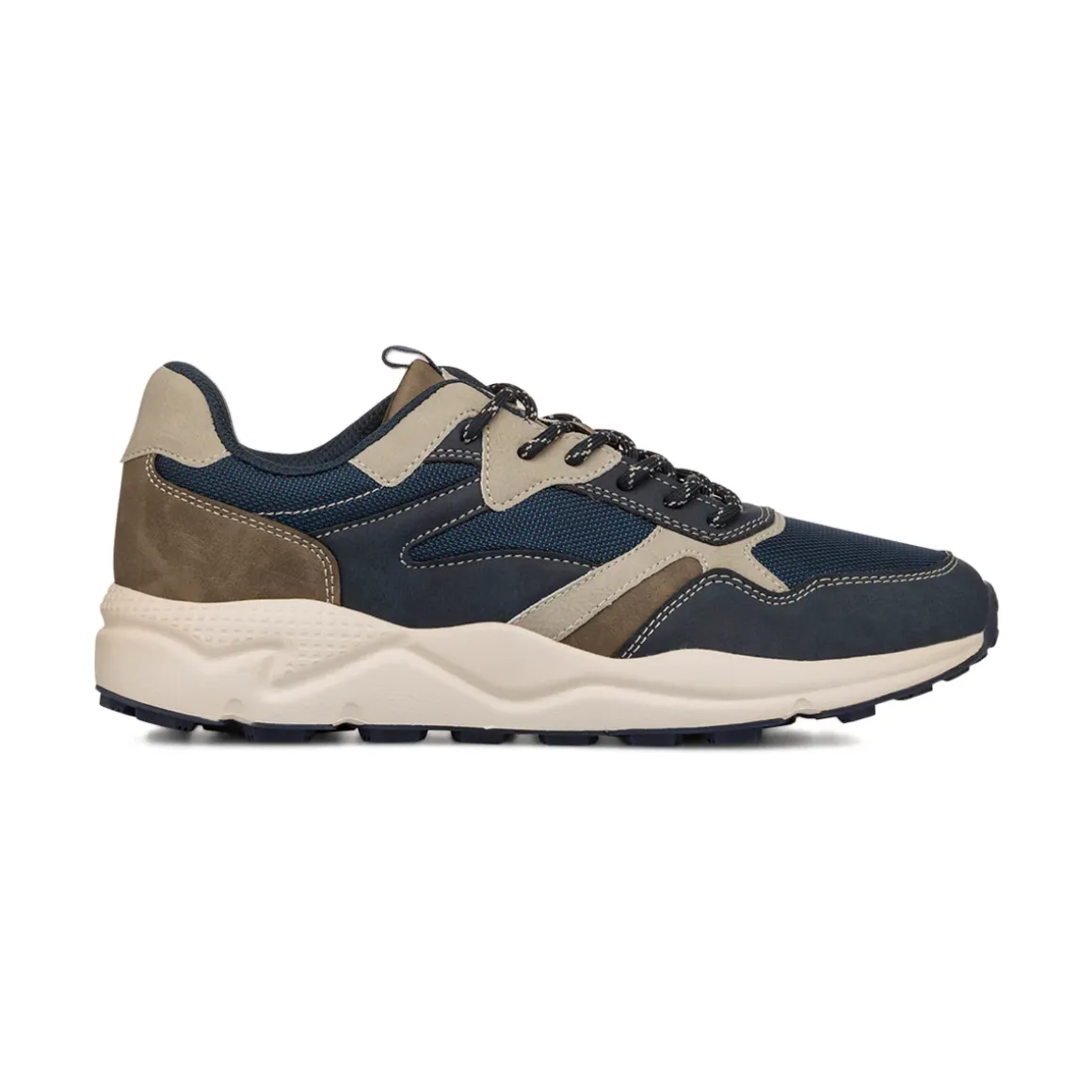 Sneakers blu da Uomo con dettagli a contrasto e lacci frontali Gate 76