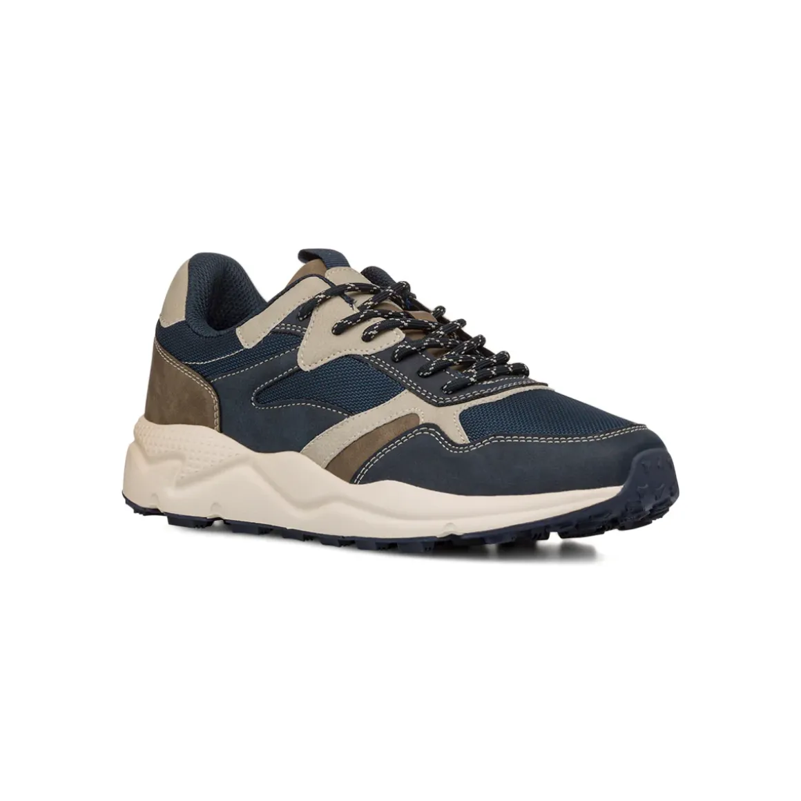 Sneakers blu da Uomo con dettagli a contrasto e lacci frontali Gate 76
