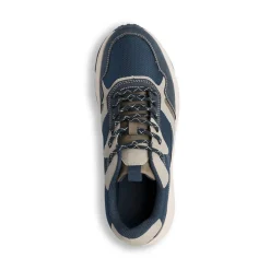 Sneakers blu da Uomo con dettagli a contrasto e lacci frontali Gate 76