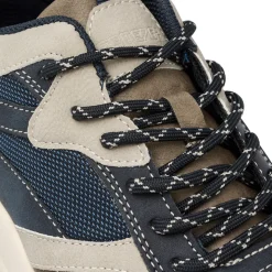 Sneakers blu da Uomo con dettagli a contrasto e lacci frontali Gate 76