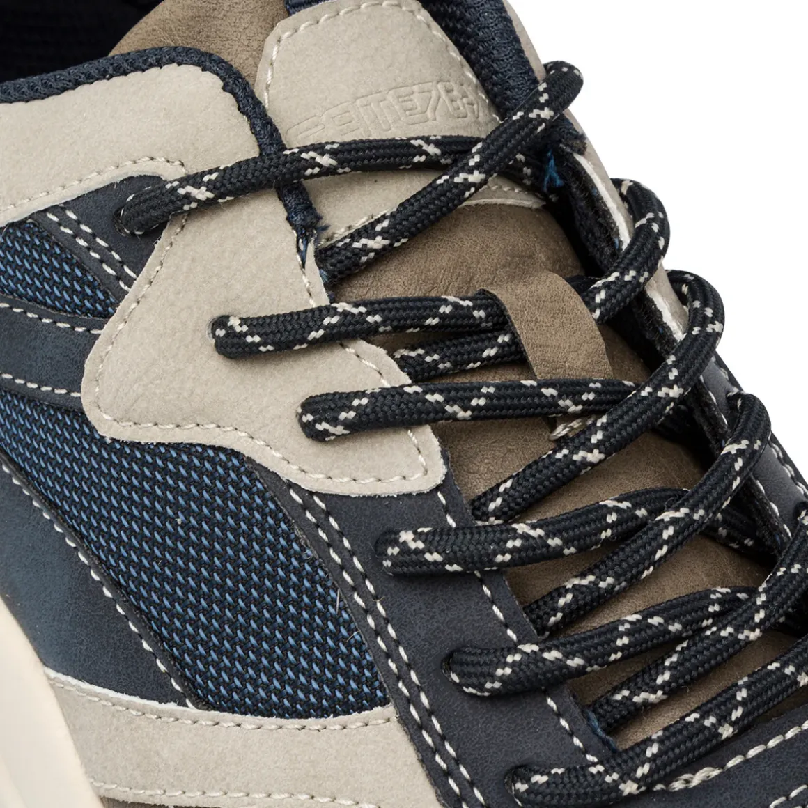 Sneakers blu da Uomo con dettagli a contrasto e lacci frontali Gate 76