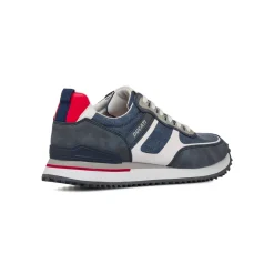Sneakers blu da Uomo con dettagli rossi Ducati