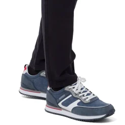 Sneakers blu da Uomo con dettagli rossi Ducati