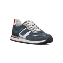Sneakers blu da Uomo con dettagli rossi Ducati