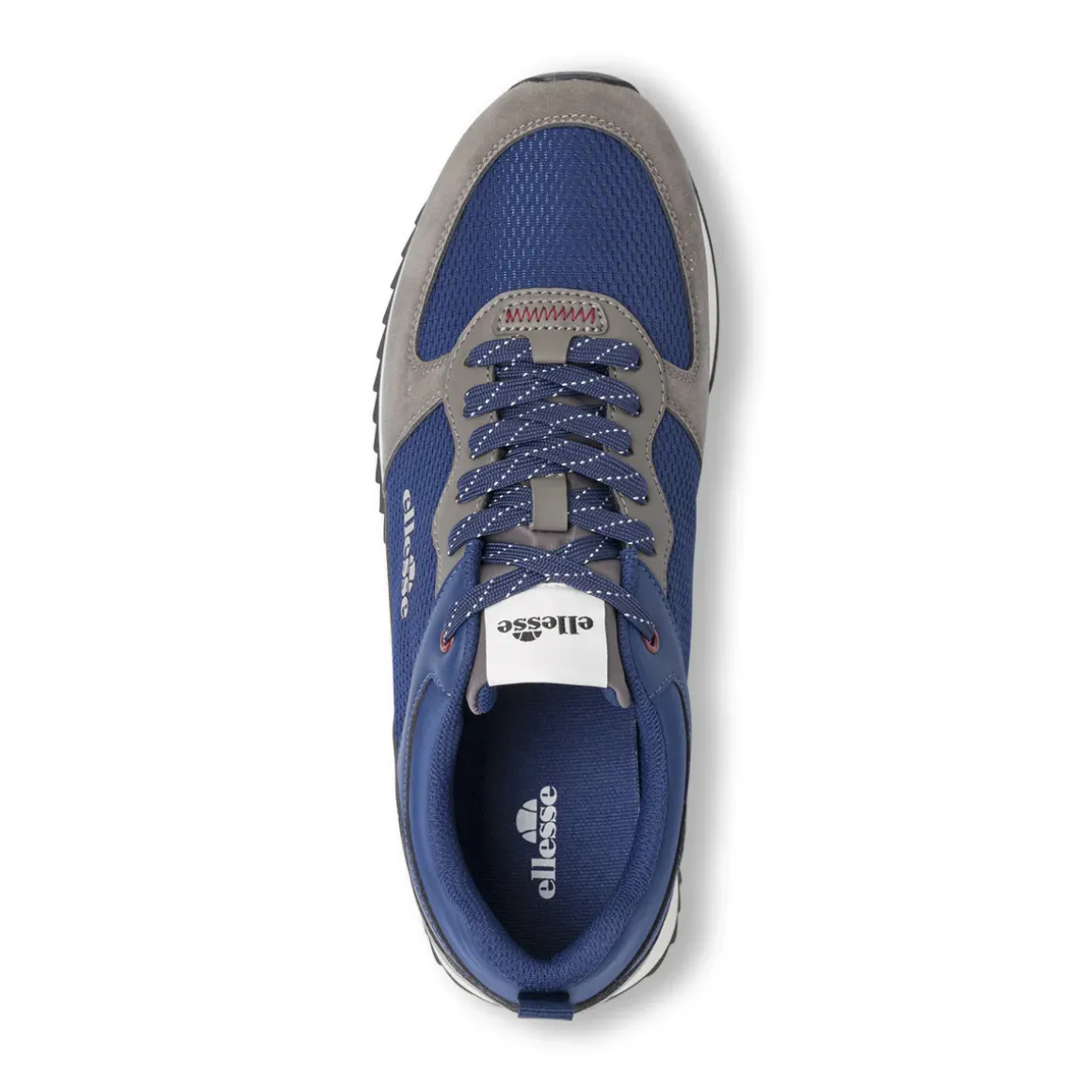 Sneakers blu da Uomo con dettagli effetto scamosciato grigi Ellesse