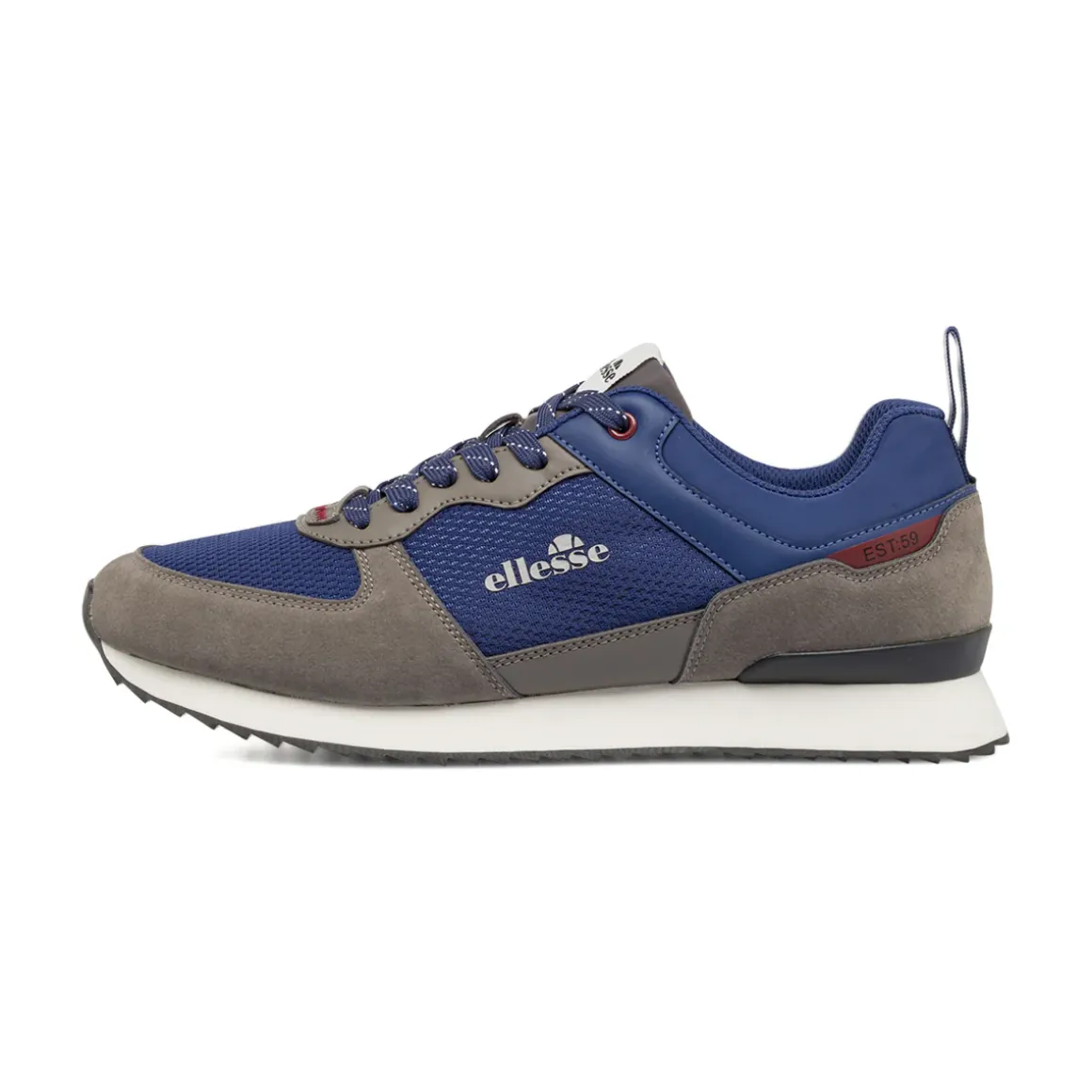 Sneakers blu da Uomo con dettagli effetto scamosciato grigi Ellesse