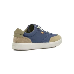 Sneakers Blu da Uomo con inserti beige effetto scamosciato Lumberjack
