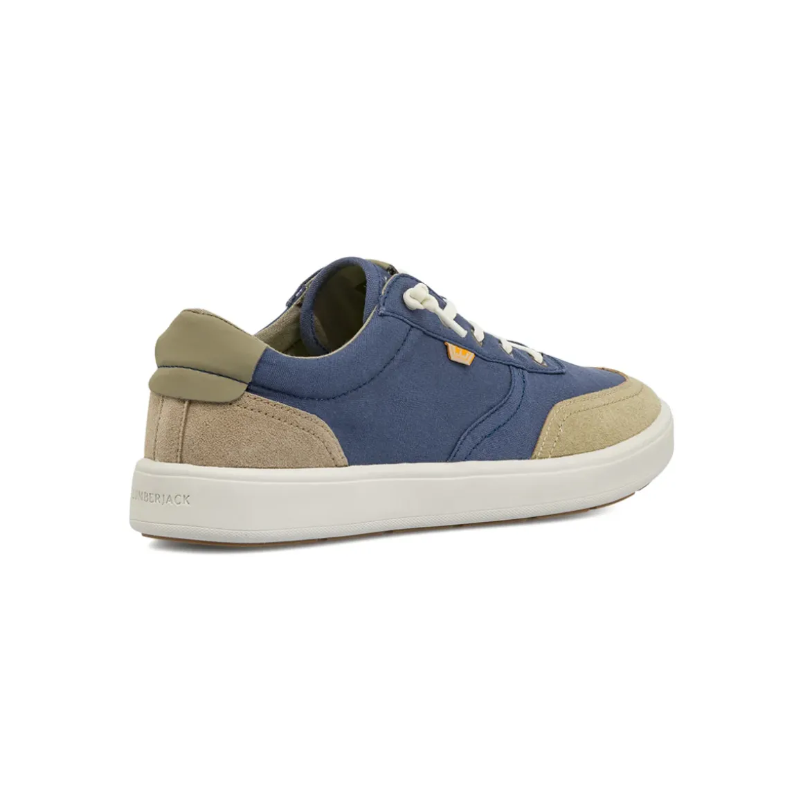 Sneakers Blu da Uomo con inserti beige effetto scamosciato Lumberjack