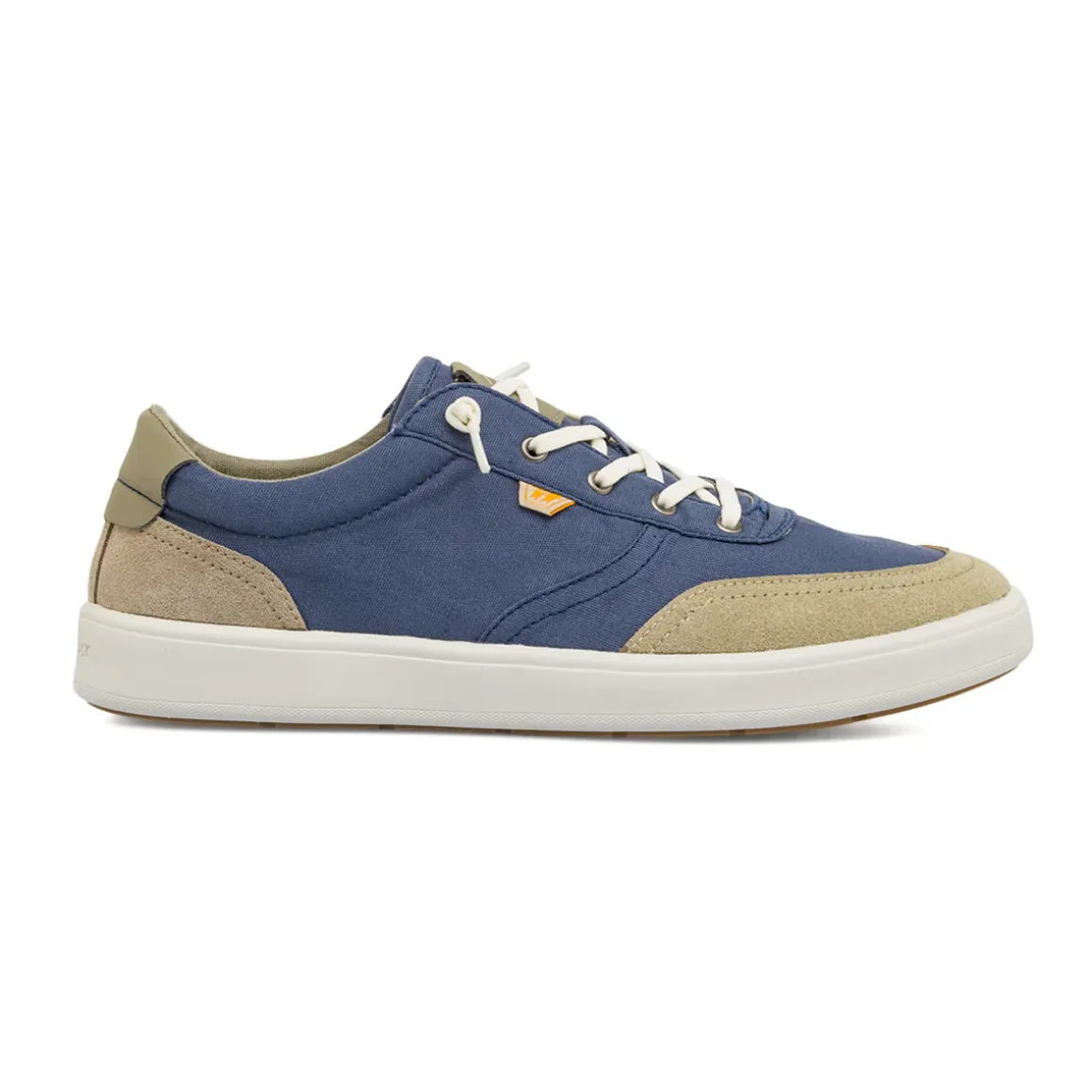 Sneakers Blu da Uomo con inserti beige effetto scamosciato Lumberjack