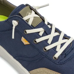 Sneakers Blu da Uomo con inserti beige effetto scamosciato Lumberjack