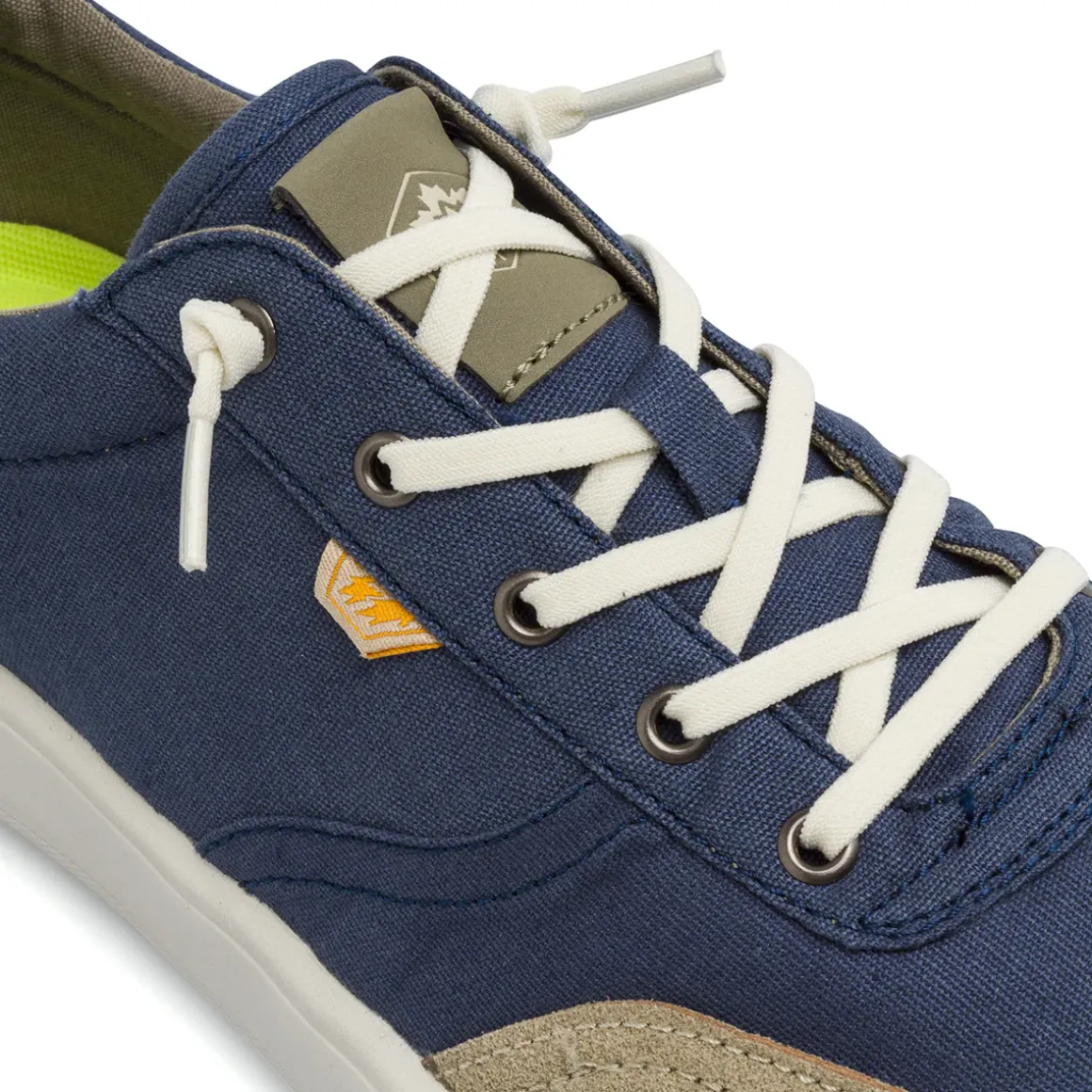 Sneakers Blu da Uomo con inserti beige effetto scamosciato Lumberjack