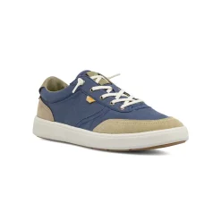 Sneakers Blu da Uomo con inserti beige effetto scamosciato Lumberjack