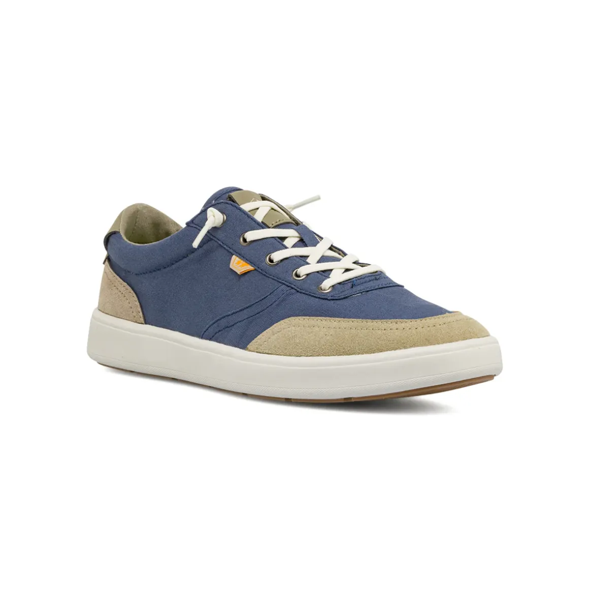 Sneakers Blu da Uomo con inserti beige effetto scamosciato Lumberjack