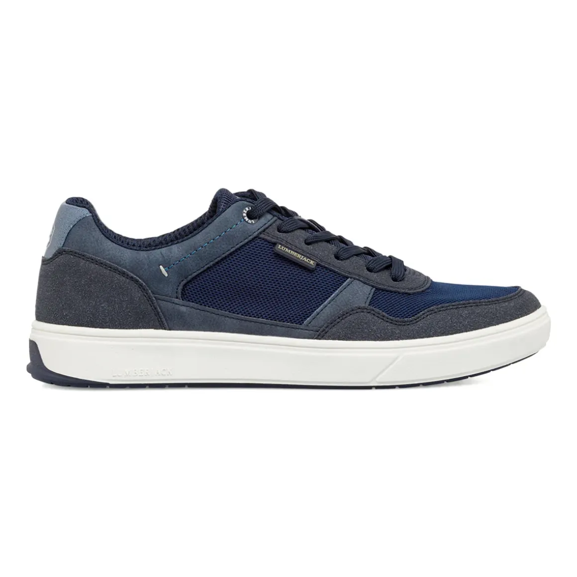 Sneakers Blu da Uomo con inserti in tessuto Lumberjack