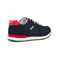 Sneakers blu da uomo con logo Ducati