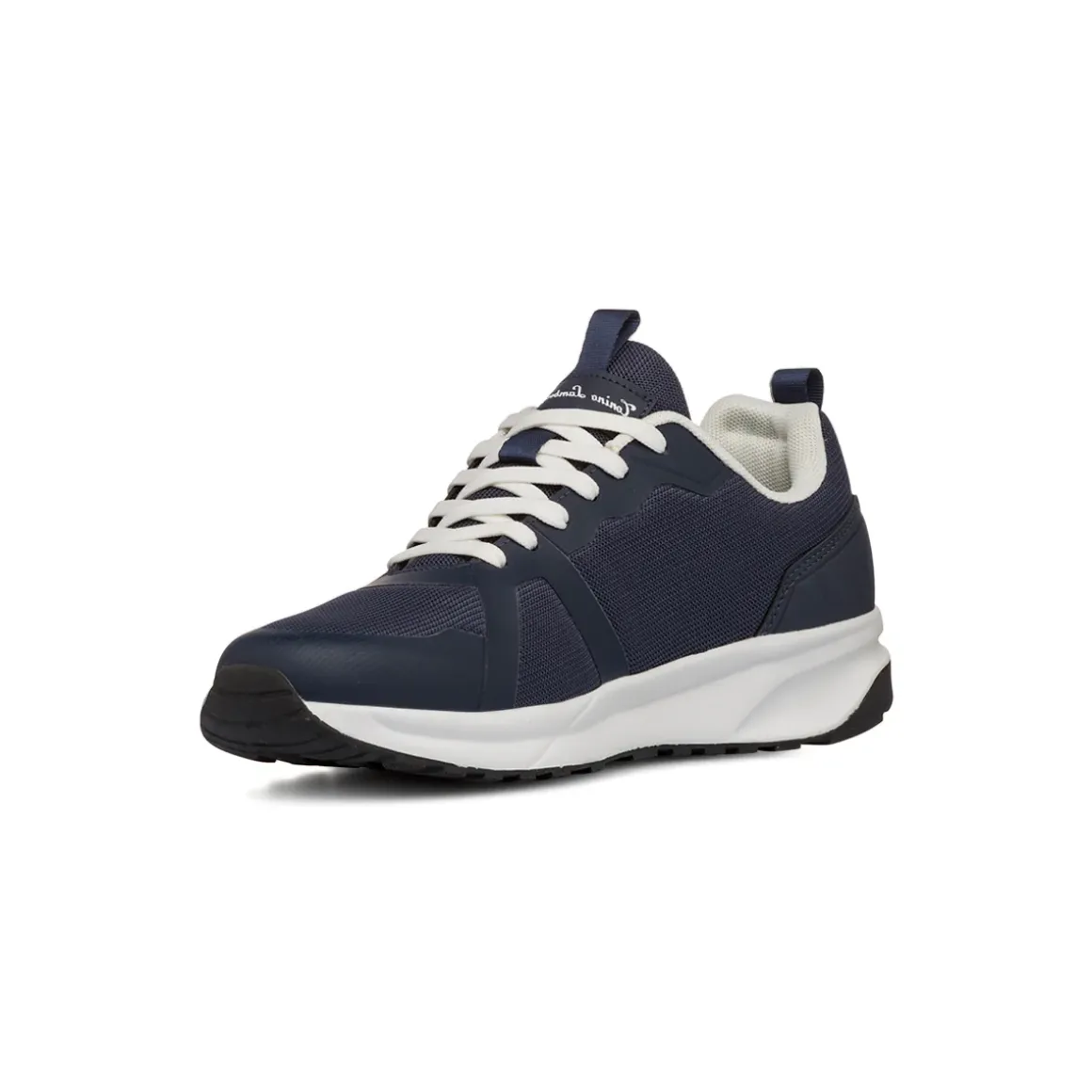 Sneakers blu da Uomo con logo laterale a contrasto bianco Tonino Lamborghini