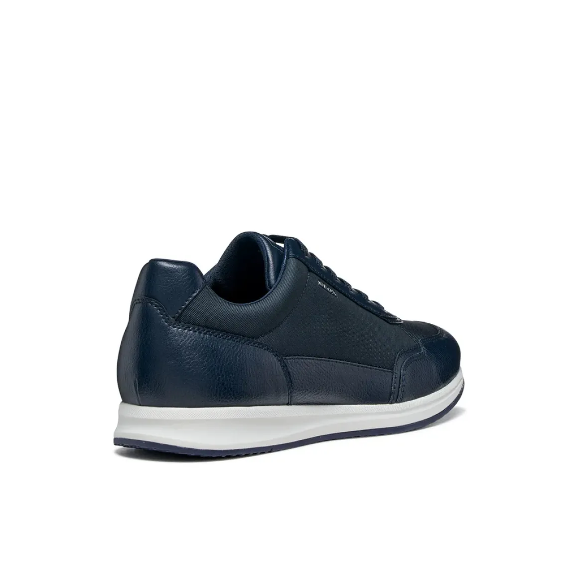 Sneakers blu da Uomo con suola traspirante e fondo a contrasto Geox