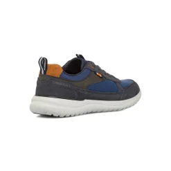 Sneakers blu da Uomo in Pelle con dettagli marroni Lumberjack