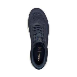 Sneakers Blu da Uomo in tessuto mesh traspirante Geox Fast In