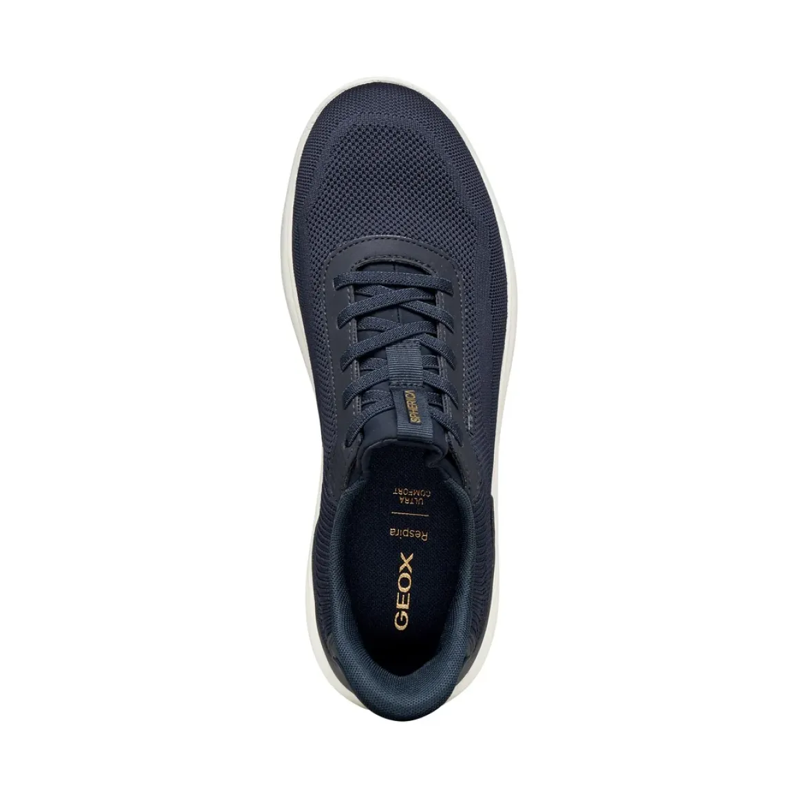 Sneakers Blu da Uomo in tessuto mesh traspirante Geox Fast In