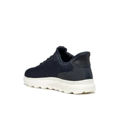Sneakers Blu da Uomo in tessuto mesh traspirante Geox Fast In