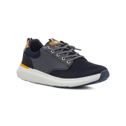 Sneakers blu da Uomo in tessuto mesh Lumberjack