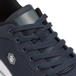 Sneakers blu da Uomo in tessuto traspirante con memory foam Lumberjack