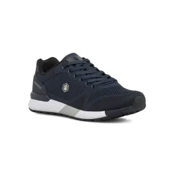 Sneakers blu da Uomo in tessuto traspirante con memory foam Lumberjack