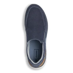 Sneakers Blu da Uomo Slip-on in tessuto effetto denim Glams