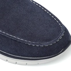 Sneakers Blu da Uomo Slip-on in tessuto effetto denim Glams