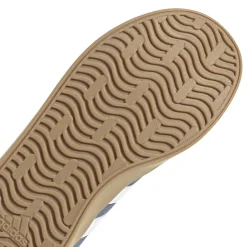 Sneakers blu e azzurre da ragazzo con strisce bianche adidas VL Court 3.0 K