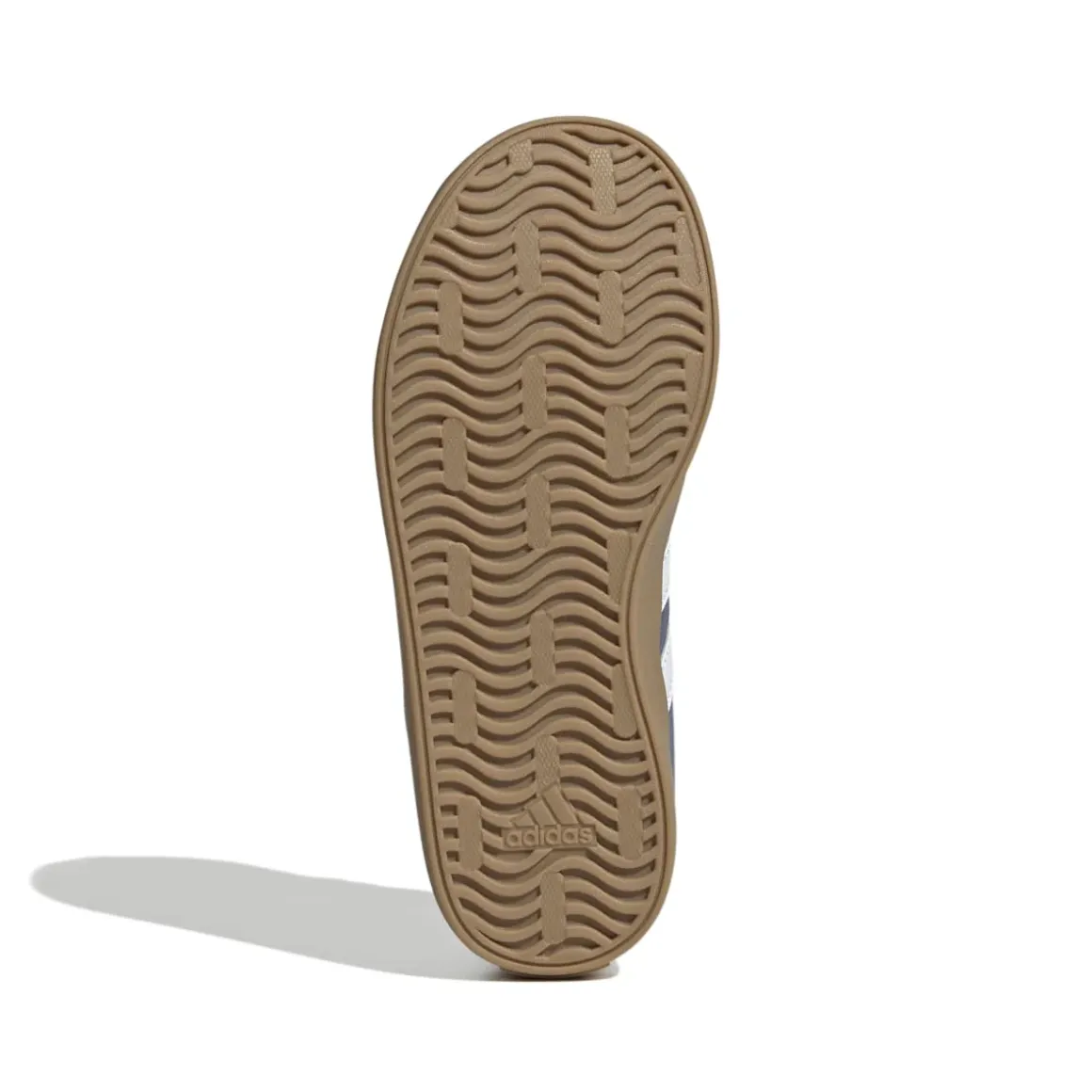Sneakers blu e azzurre da ragazzo con strisce bianche adidas VL Court 3.0 K