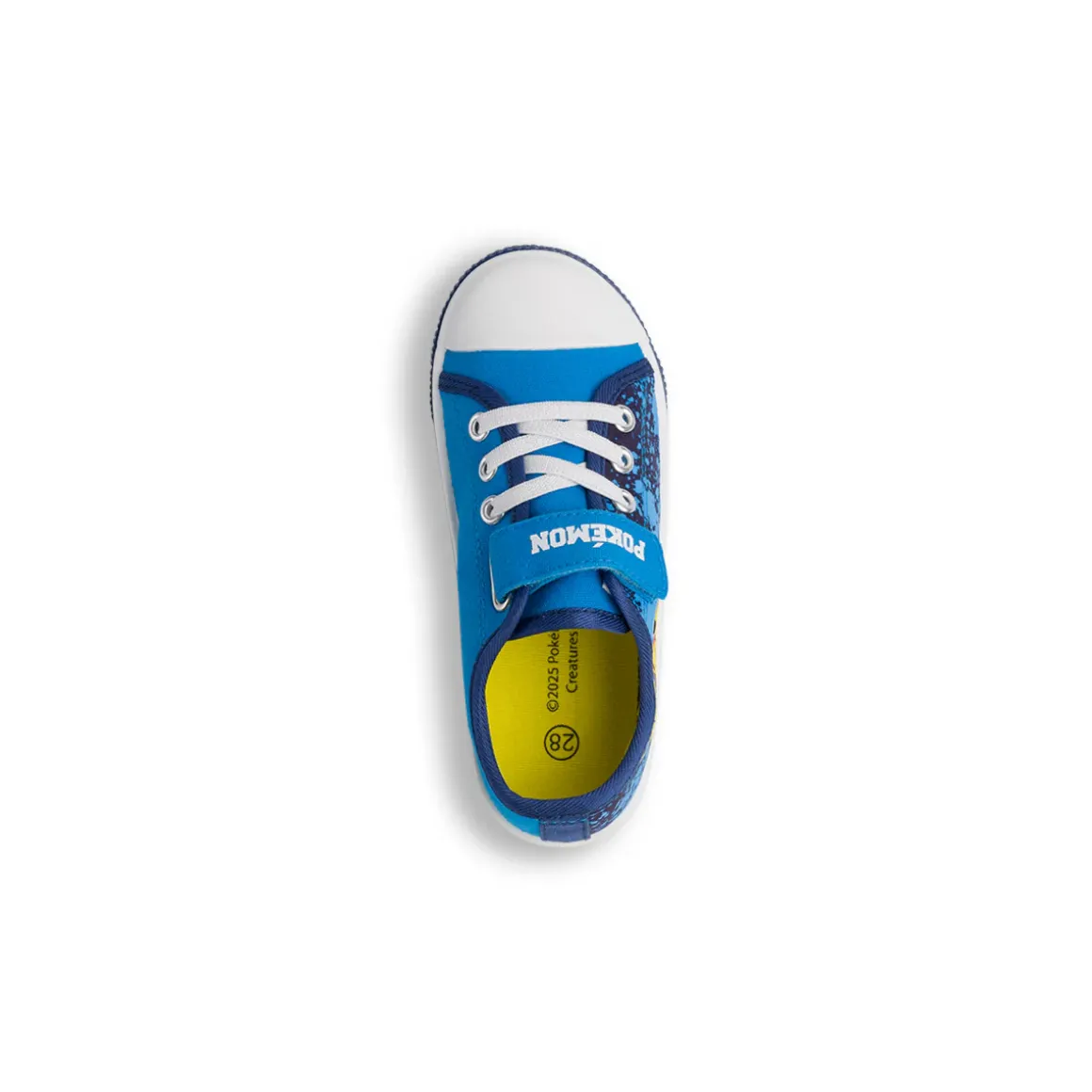 Sneakers blu e gialle da Bambino con luci Pikachu