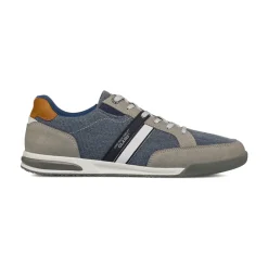Sneakers blu jeans da Uomo con dettagli grigi Glams