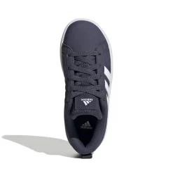Sneakers blu navy da ragazzo con strisce bianche adidas VS Pace 2.0 K
