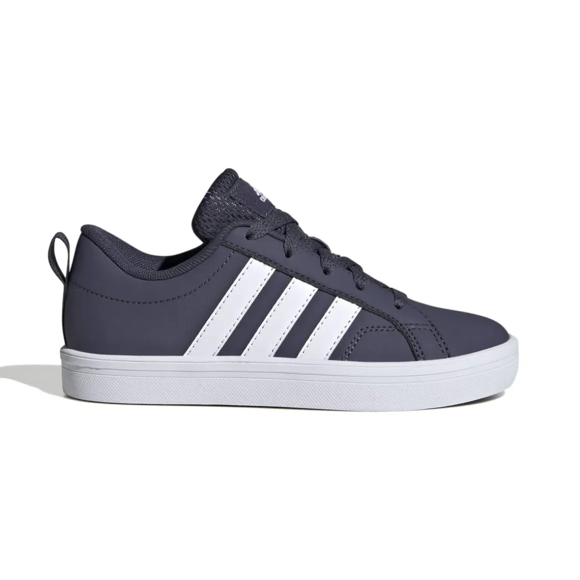 Sneakers blu navy da ragazzo con strisce bianche adidas VS Pace 2.0 K