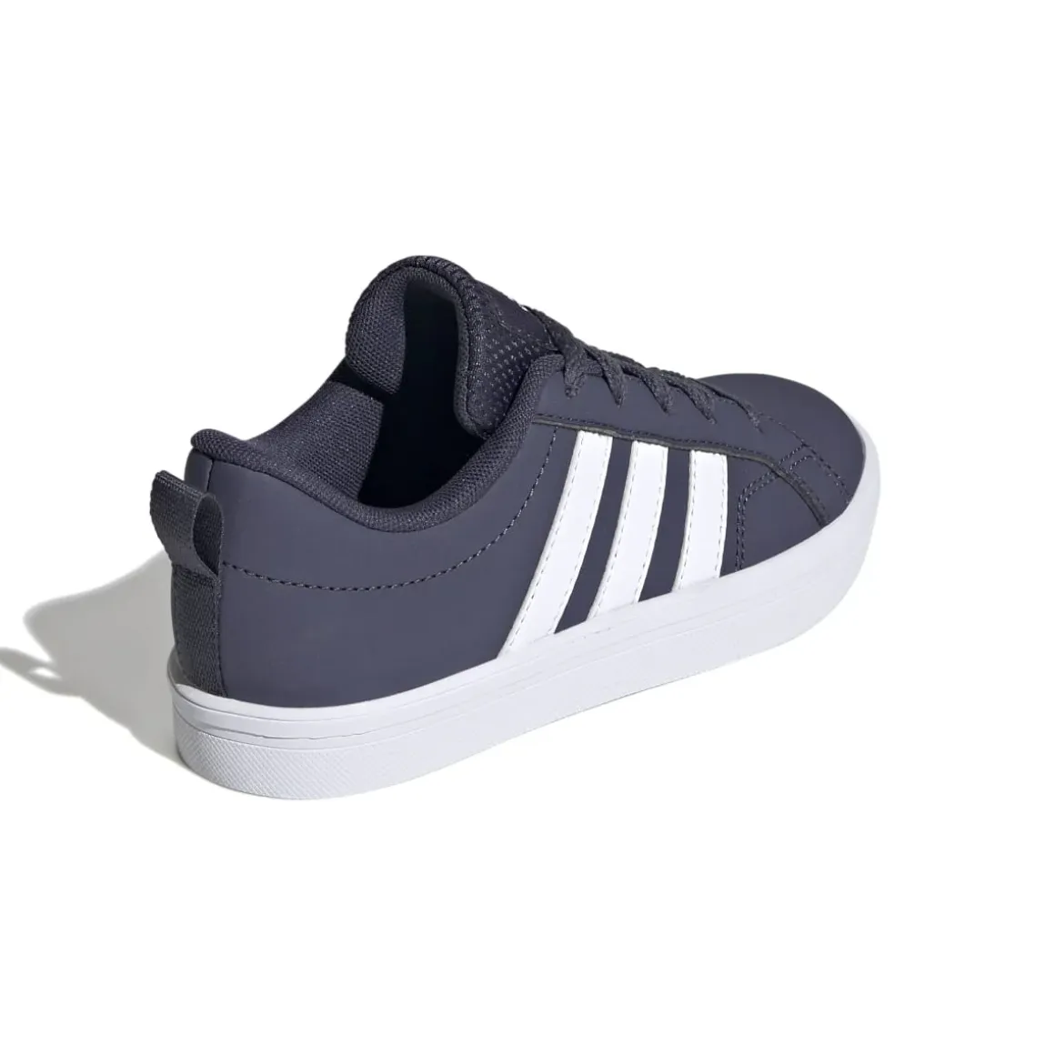 Sneakers blu navy da ragazzo con strisce bianche adidas VS Pace 2.0 K