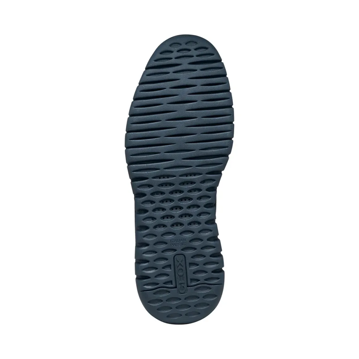 Sneakers Blu Uomo con effetto scamosciato e suola traspirante Geox Fast In