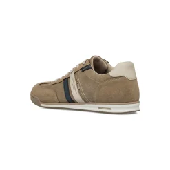 Sneakers casual beige da Uomo con dettagli blu e bianchi Glams