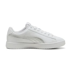 Sneakers casual bianche con dettaglio argento da ragazza Puma Rickie Classic