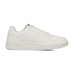 Sneakers casual bianche da Uomo con logo in metallo Gas