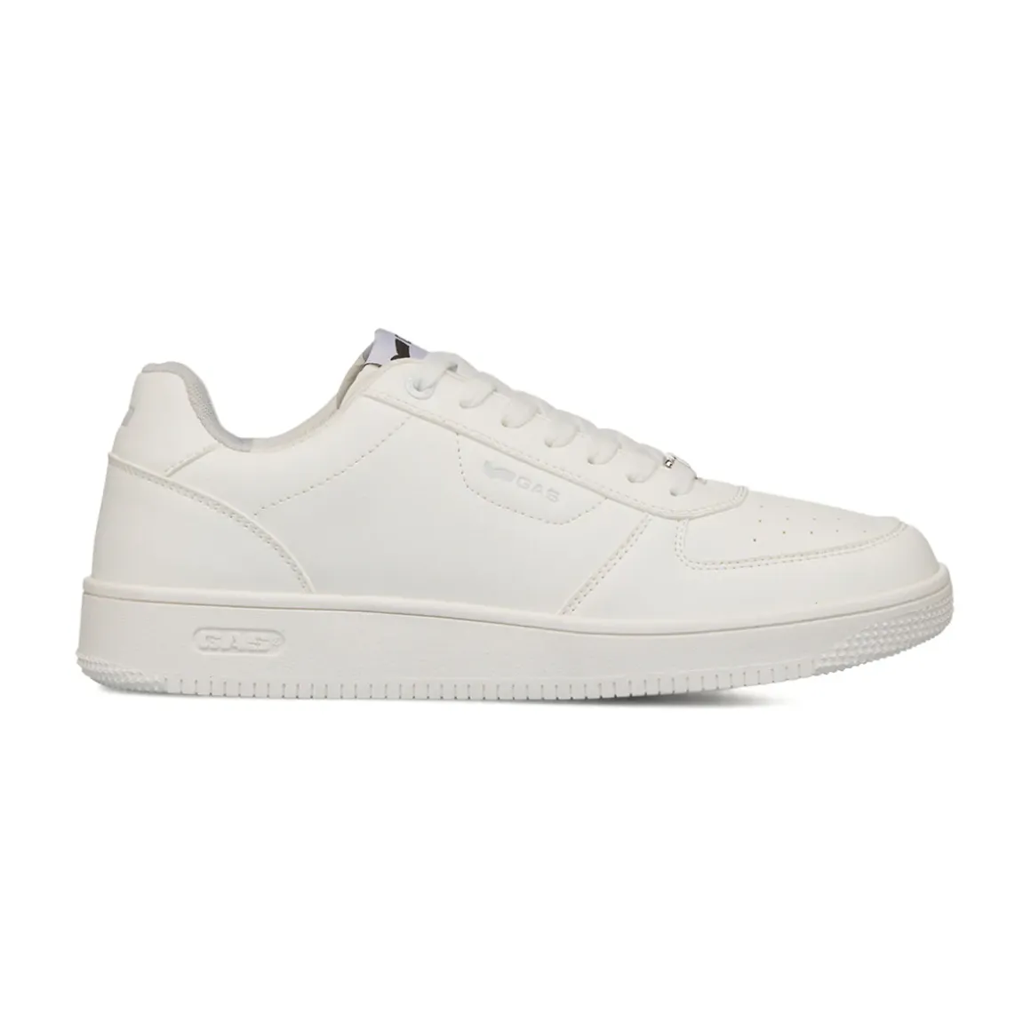 Sneakers casual bianche da Uomo con logo in metallo Gas