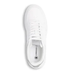Sneakers casual bianche da Uomo con dettaglio grigio Lumberjack