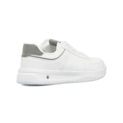 Sneakers casual bianche da Uomo con dettaglio grigio Lumberjack