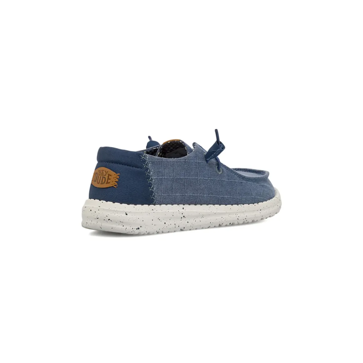 Sneakers casual blu da Donna in tela effetto denim Heydude Wendy