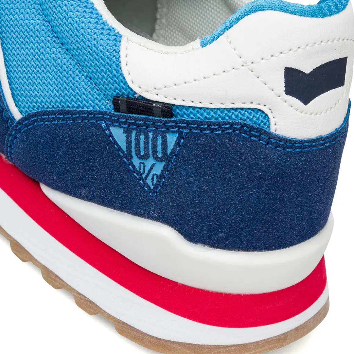 Sneakers casual blu e azzurre da Uomo con logo laterale Gas