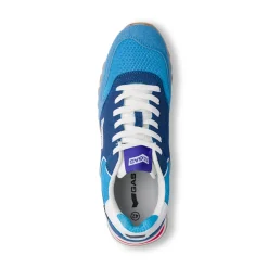 Sneakers casual blu e azzurre da Uomo con logo laterale Gas